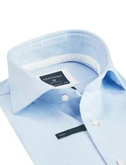 Profuomo business overhemd Slim Fit PP0H0A028 Licht Blauw Outlet