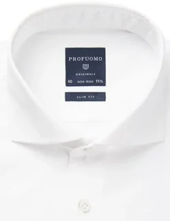 Profuomo business overhemd Slim Fit PP0H0A001 Wit Online