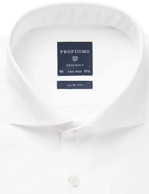 Profuomo business overhemd Slim Fit PP0H0A001 Wit Online
