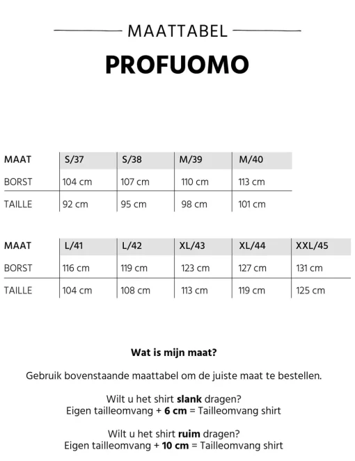 Profuomo business overhemd Slim Fit PP0H0C002 Ecru Clearance