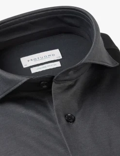 Profuomo jersey overhemd PPVH30044F Antraciet Sale