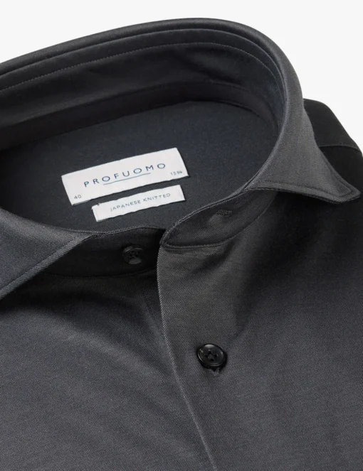 Profuomo jersey overhemd PPVH30044F Antraciet Sale