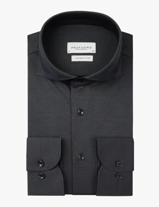 Profuomo jersey overhemd PPVH30044F Antraciet Sale