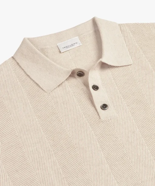 Profuomo polo's PPWD10008B Offwhite Discount