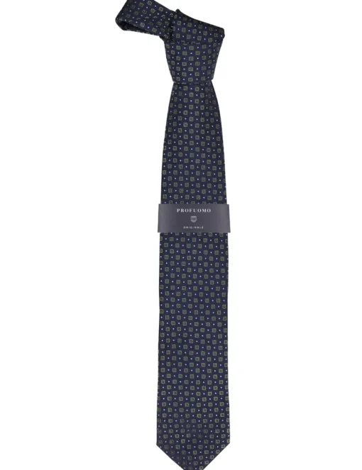 Profuomo stropdas PPPA3A063D Groen Fashion