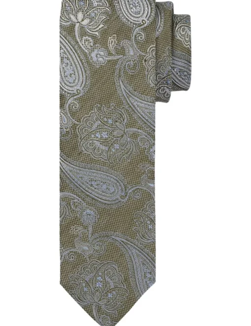 Profuomo stropdas PPQA1A020D Groen Fashion