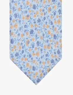 Profuomo stropdas PPVA10034B Blauw Sale