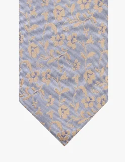 Profuomo stropdas PPVA10058B Blauw Online