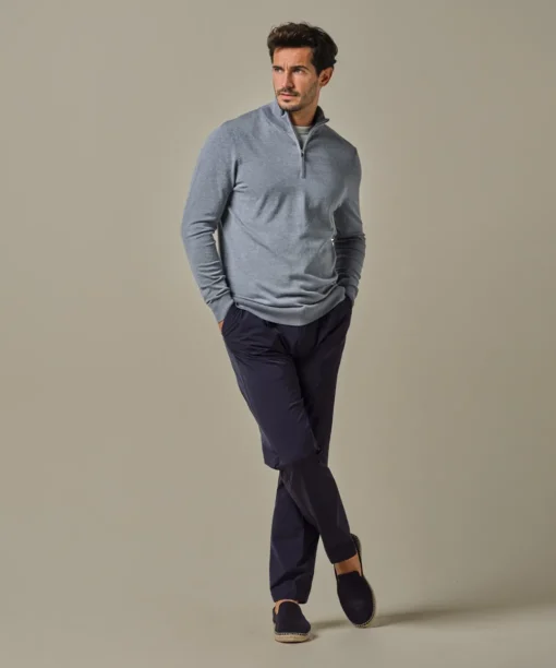 Profuomo trui PPWJ10007D Blauw Clearance