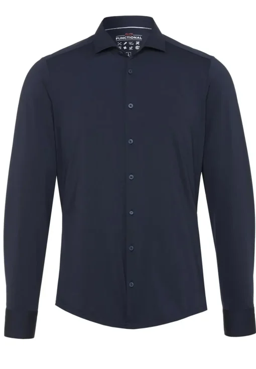 Pure jersey overhemd Slim Fit 4030-21750 Marine Online