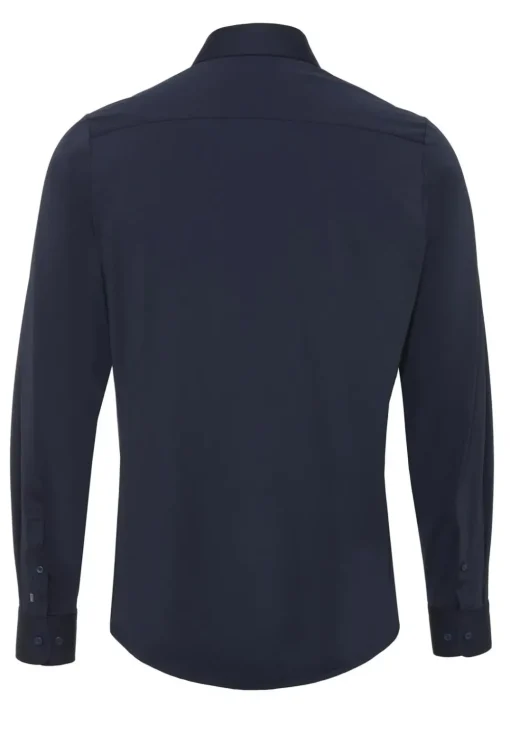 Pure jersey overhemd Slim Fit 4030-21750 Marine Online