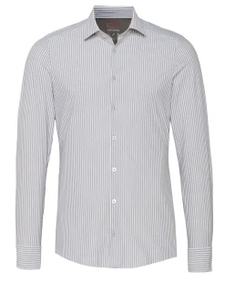 Pure jersey overhemd Slim Fit E11302-21122 Beige Clearance