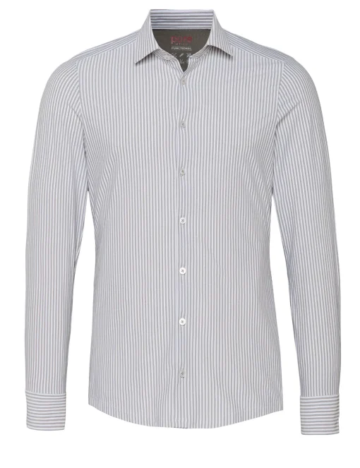 Pure jersey overhemd Slim Fit E11302-21122 Beige Clearance