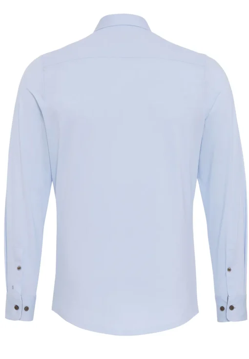 Pure jersey overhemd Slim Fit D91302-21177 Blauw Discount