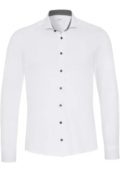 Pure jersey overhemd Slim Fit D91302-21177 Wit Hot