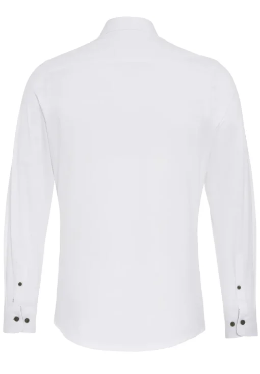 Pure jersey overhemd Slim Fit D91302-21177 Wit Hot