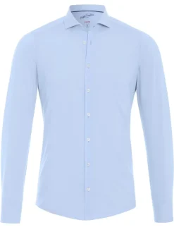Pure jersey overhemd Slim Fit 4030-21750 Blauw Outlet
