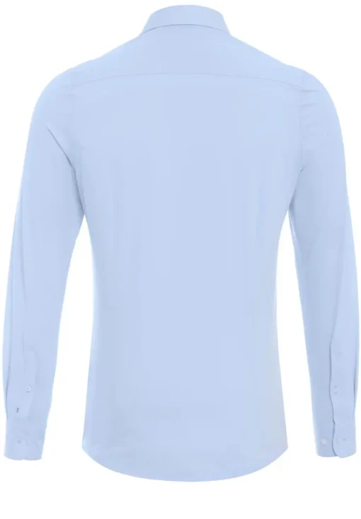 Pure jersey overhemd Slim Fit 4030-21750 Blauw Outlet
