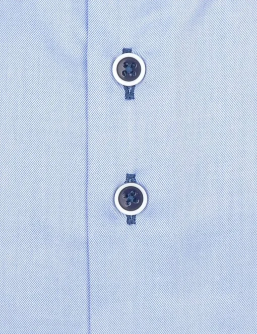 R2 business overhemd Tailored Fit NOS.TWILL.002/018 Licht Blauw Clearance