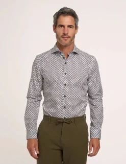 R2 business overhemd Tailored Fit 126.WSP.042 Blauw Online