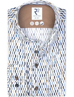 R2 business overhemd Tailored Fit 126.WSP.043 Wit Fashion