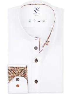 R2 business overhemd Tailored Fit 126.WSP.049 Wit Clearance