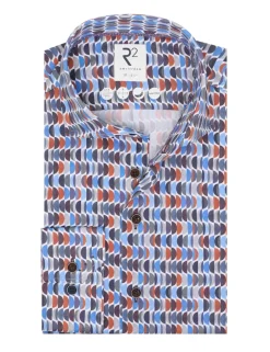 R2 business overhemd 127.WSP.003 Multicolor Hot