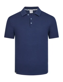 R2 polo's 128.KNITPOLO.002 Marine Sale