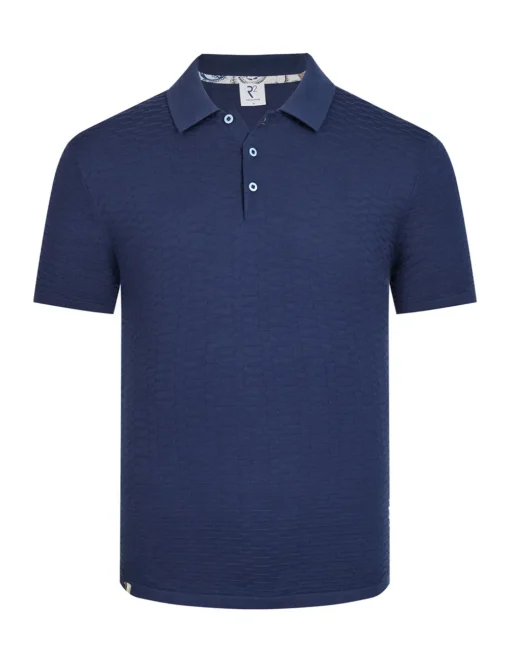 R2 polo's 128.KNITPOLO.002 Marine Sale