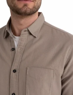 Replay casual overhemd m4106-84830 Beige New
