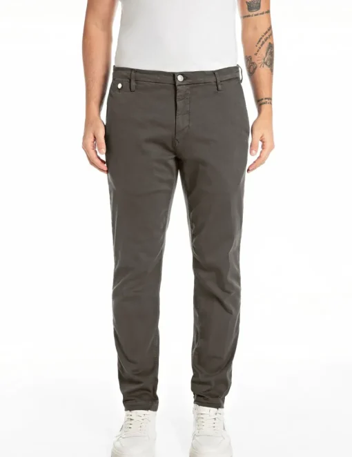 Replay chino MA9722E-8366197 Donker grijs Outlet