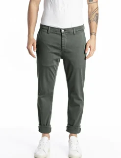 Replay chino M9627-L8366197 Army New