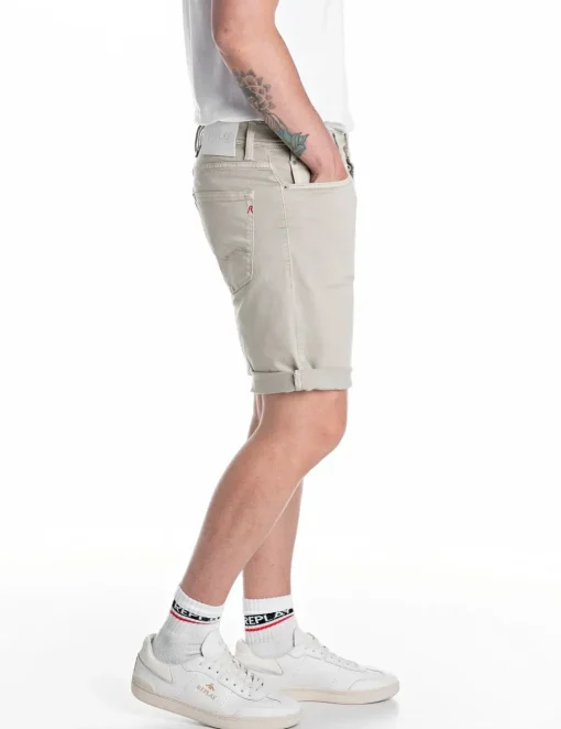 Replay denim short MA981Y.-.848878 Beige Discount