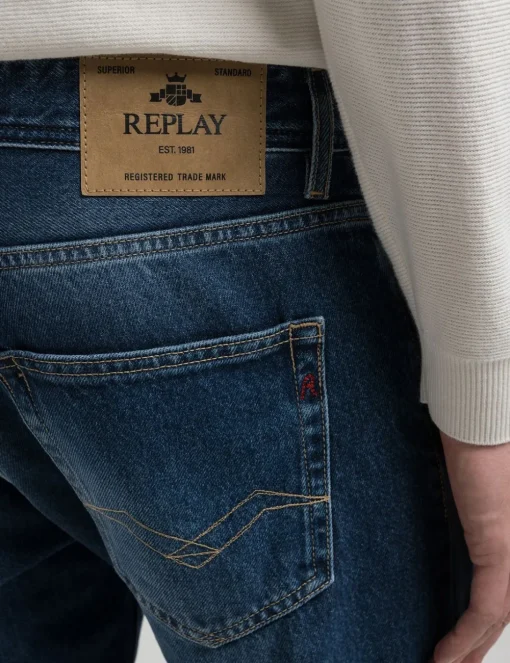 Replay 5-pocket Grover MA972-886-009 Denim Clearance