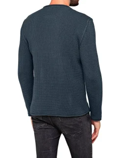 Replay ronde hals trui UK2672-G22920 Denim Fashion