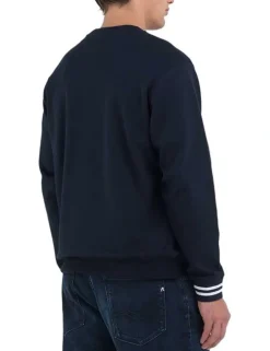 Replay sweater M6824-23655 Donker Blauw Best
