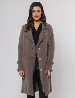 Rino & Pelle gebreid vest Catena.700NOOS Khaky beige New