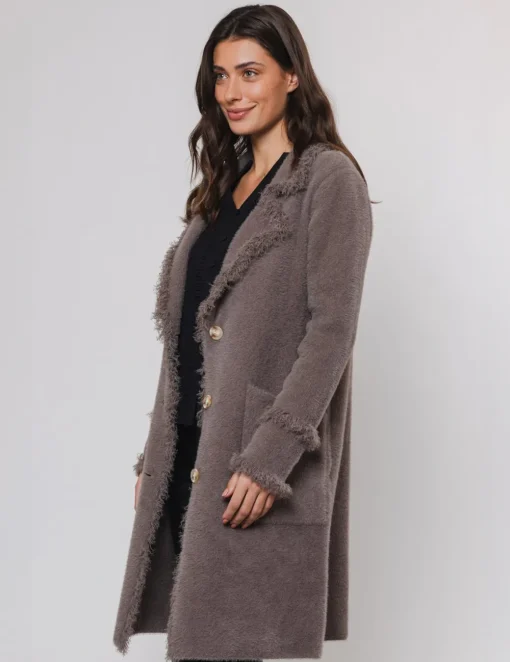 Rino & Pelle gebreid vest Catena.700NOOS Khaky beige New