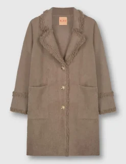 Rino & Pelle gebreid vest Catena.700NOOS Khaky beige New
