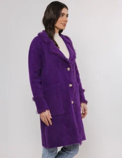 Rino & Pelle gebreid vest Catena.5002411 Cassis Clearance