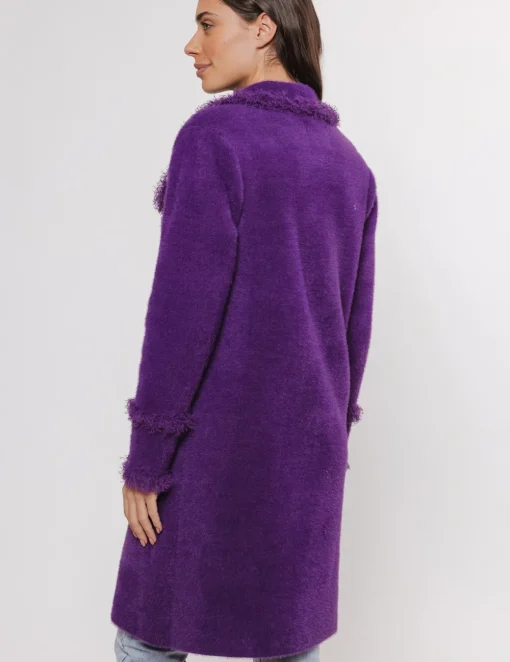 Rino & Pelle gebreid vest Catena.5002411 Cassis Clearance