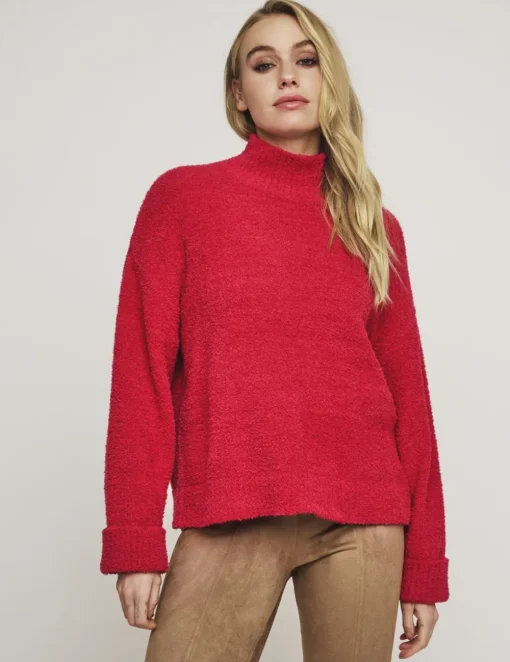 Rino & Pelle gebreid vest Karen.5002413 Rood Fashion