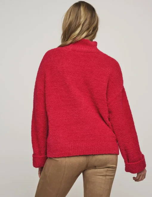 Rino & Pelle gebreid vest Karen.5002413 Rood Fashion