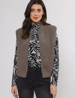 Rino & Pelle gilets Elona.700NOOS Khaky beige Sale