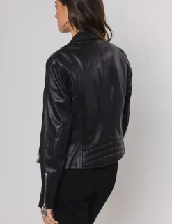 Rino & Pelle leren blazer Ghost.350NOOS Zwart New