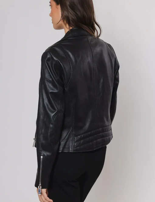 Rino & Pelle leren blazer Ghost.350NOOS Zwart New