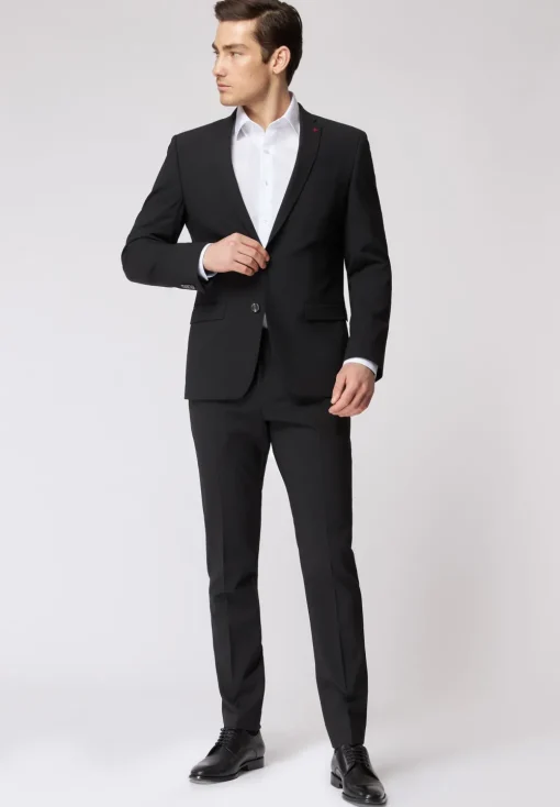 Roy Robson business colbert Slim Fit S00050421436800 Zwart Sale
