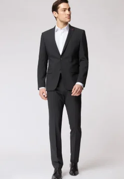 Roy Robson business pantalon Slim Fit S01050421295400 Antraciet Discount