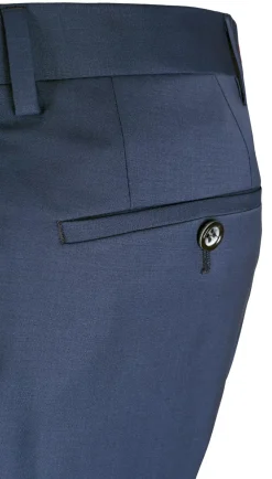 Roy Robson business pantalon Slim Fit S01050361295400 Blauw Fashion