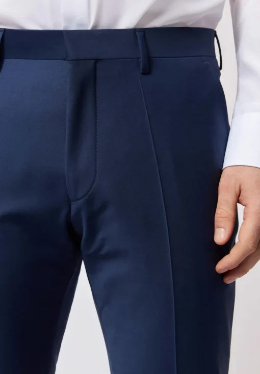 Roy Robson business pantalon Slim Fit S01050361295400 Blauw Fashion